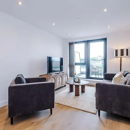 Stylish 2Br City Apartment Free Parking & Terrace Appartement Leeds (West Yorkshire)